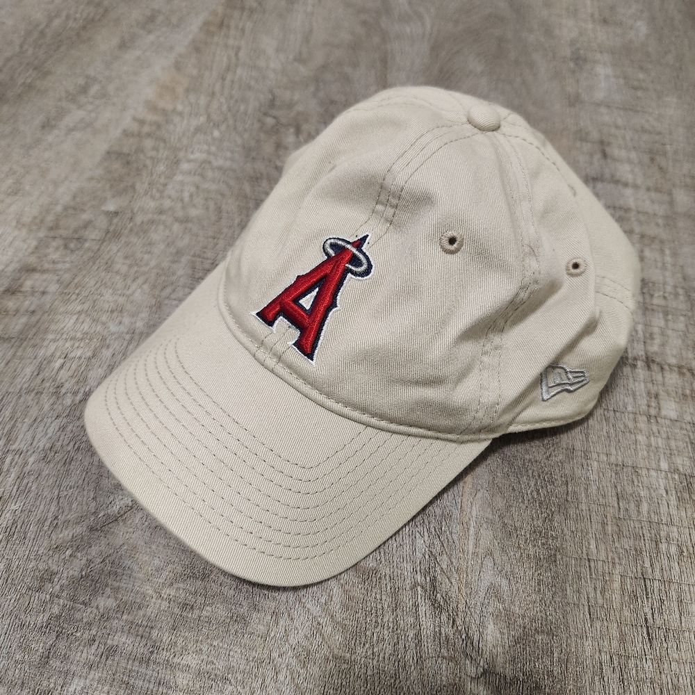 MLB Los Angeles Angels Beige Adjustable Baseball Cap